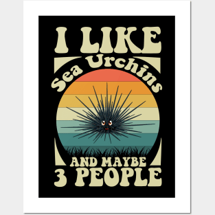 Sea urchin Funny & humor Sea urchins Cute & Cool Art Design Lovers Posters and Art